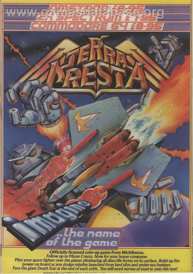 Terra Cresta - Commodore 64 - Artwork - Advert