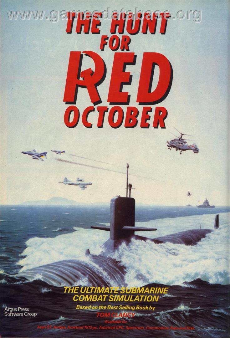 The Hunt for Red October - Commodore 64 - Artwork - Advert