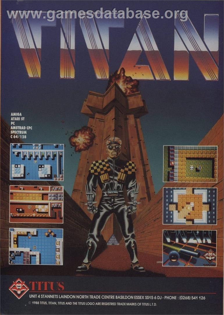 Titan - NEC TurboGrafx-16 - Artwork - Advert