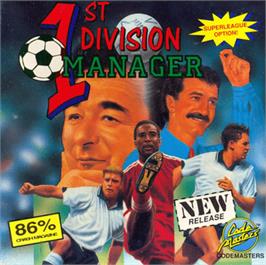 Box cover for 1st Division Manager on the Commodore 64.