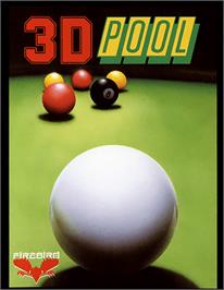 Box cover for 3D Pool on the Commodore 64.