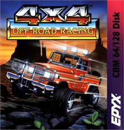 Box cover for 4x4 Off-Road Racing on the Commodore 64.