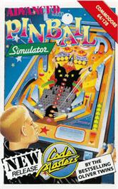 Box cover for Advanced Pinball Simulator on the Commodore 64.