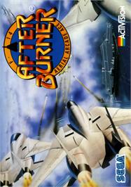 Box cover for After Burner on the Commodore 64.
