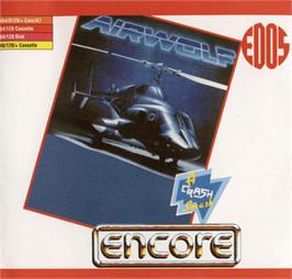 Box cover for Airwolf on the Commodore 64.
