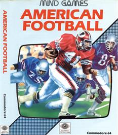 Box cover for American Football on the Commodore 64.