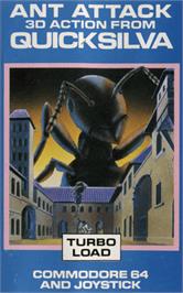 Box cover for Ant Attack on the Commodore 64.