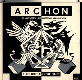 Box cover for Archon: The Light and the Dark on the Commodore 64.