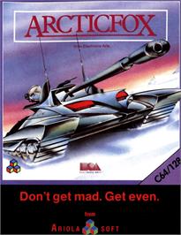 Box cover for Arcticfox on the Commodore 64.