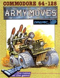 Box cover for Army Moves on the Commodore 64.