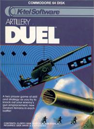Box cover for Artillery Duel on the Commodore 64.