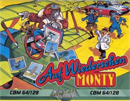 Box cover for Auf Wiedersehen Monty on the Commodore 64.