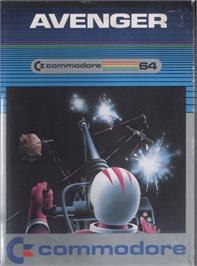 Box cover for Avenger on the Commodore 64.