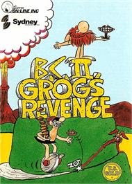 Box cover for BC's Quest for Tires II: Grog's Revenge on the Commodore 64.