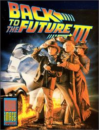 Box cover for Back to the Future Part III on the Commodore 64.