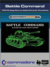 Box cover for Battle Command on the Commodore 64.