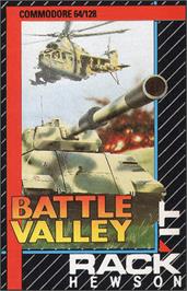 Box cover for Battle Valley on the Commodore 64.