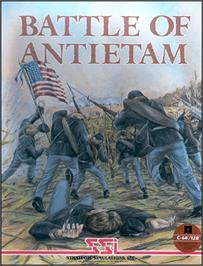 Box cover for Battle of Antietam on the Commodore 64.