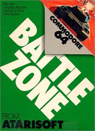 Box cover for Battlezone on the Commodore 64.
