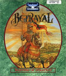 Box cover for Betrayal on the Commodore 64.