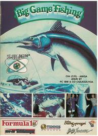 Box cover for Big Game Fishing on the Commodore 64.