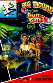 Box cover for Big Trouble in Little China on the Commodore 64.