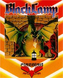 Box cover for Black Lamp on the Commodore 64.