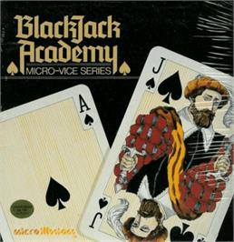 Box cover for Blackjack Academy on the Commodore 64.