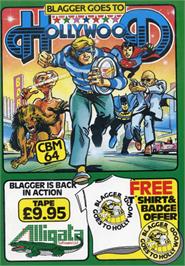 Box cover for Blagger Goes to Hollywood on the Commodore 64.