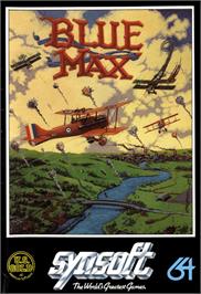 Box cover for Blue Max on the Commodore 64.