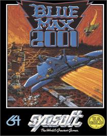Box cover for Blue Max 2001 on the Commodore 64.