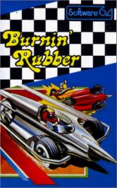 Box cover for Burnin Rubber on the Commodore 64.