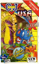 Box cover for CJ In the USA on the Commodore 64.