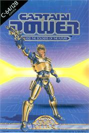 Box cover for Captain Power and the Soldiers of the Future on the Commodore 64.