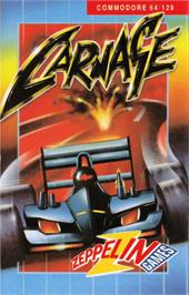 Box cover for Carnage on the Commodore 64.