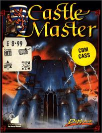 Box cover for Castle Master on the Commodore 64.