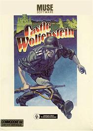 Box cover for Castle Wolfenstein on the Commodore 64.