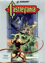 Box cover for Castlevania on the Commodore 64.