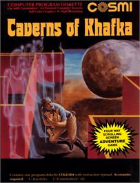 Box cover for Caverns of Khafka on the Commodore 64.