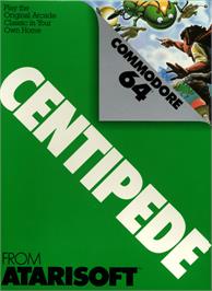 Box cover for Centipede on the Commodore 64.