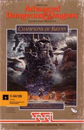 Box cover for Champions of Krynn on the Commodore 64.