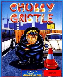 Box cover for Chubby Gristle on the Commodore 64.