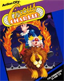 Box cover for Circus Charlie on the Commodore 64.