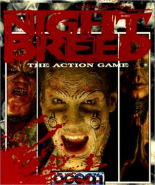 Box cover for Clive Barker's Nightbreed: The Action Game on the Commodore 64.