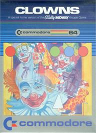 Box cover for Clowns on the Commodore 64.