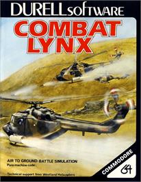 Box cover for Combat Lynx on the Commodore 64.