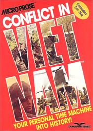 Box cover for Conflict in Vietnam on the Commodore 64.