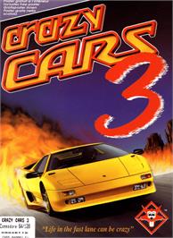 Box cover for Crazy Cars III on the Commodore 64.