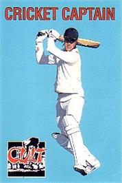 Box cover for Cricket Captain on the Commodore 64.