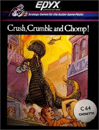 Box cover for Crush, Crumble and Chomp! on the Commodore 64.